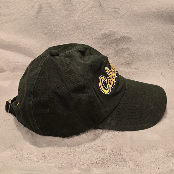 Cabelas Hat Cap Olive Green Embroidered Logo World Foremost Outfitter - Picture 2 of 5